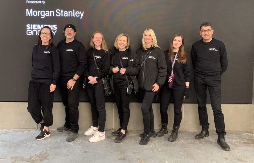 The Brightspace Events team on site at a corporate event